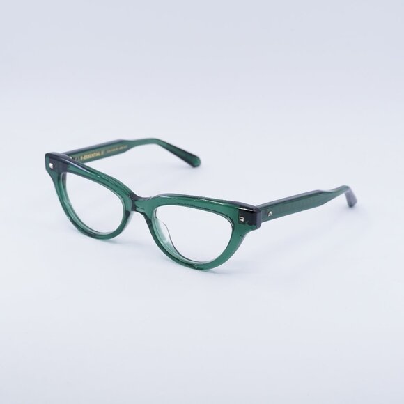 Valentino V-ESSENTIAL II VLX-124B Eyeglasses Emerald Green 50mm Cat Eye Frame - Picture 1 of 8